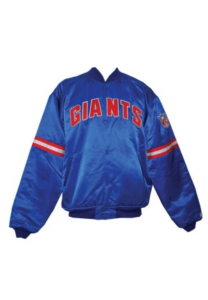 1980s NY Giants Worn Sideline Jacket with Steve Spagnuolo Coaches Worn Vest & Shirt (3)(Steiner LOA)
