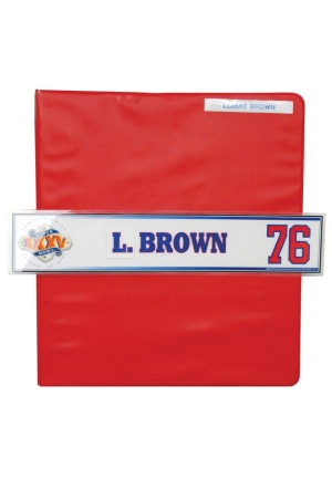 2001 Lomas Brown NY Giants Super Bowl XXXV Playbook & 1/11/2009 Amani Toomer NY Giants Playbook (2)