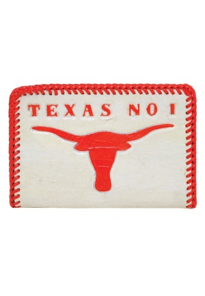 Circa 1977 Earl Campbell University of Texas Longhorns Hand-Crafted Leather Wallet