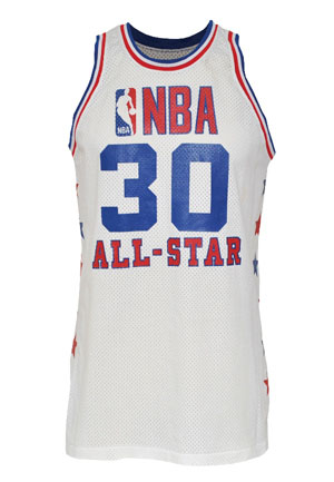 1985 Bernard King NBA Eastern Conference All-Star Game-Used & Autographed Jersey (JSA • King LOA • HoF LOA)