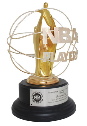1980-81 Bernard King Comeback Player of the Year Award Trophy (King LOA • HoF LOA)