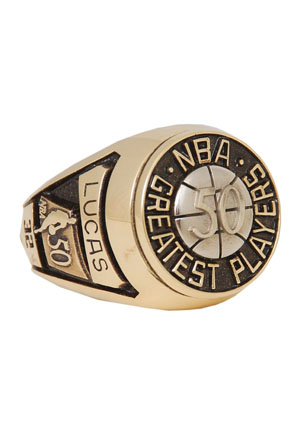 Jerry Lucas NBA Top 50 Greatest Players Ring with Presentation Box (Lucas LOA • HoF LOA)