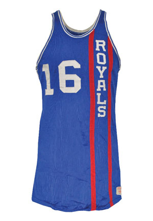 Late 1960s Jerry Lucas Cincinnati Royals Game-Used Road Jersey (Photomatch • Lucas LOA • HoF LOA)