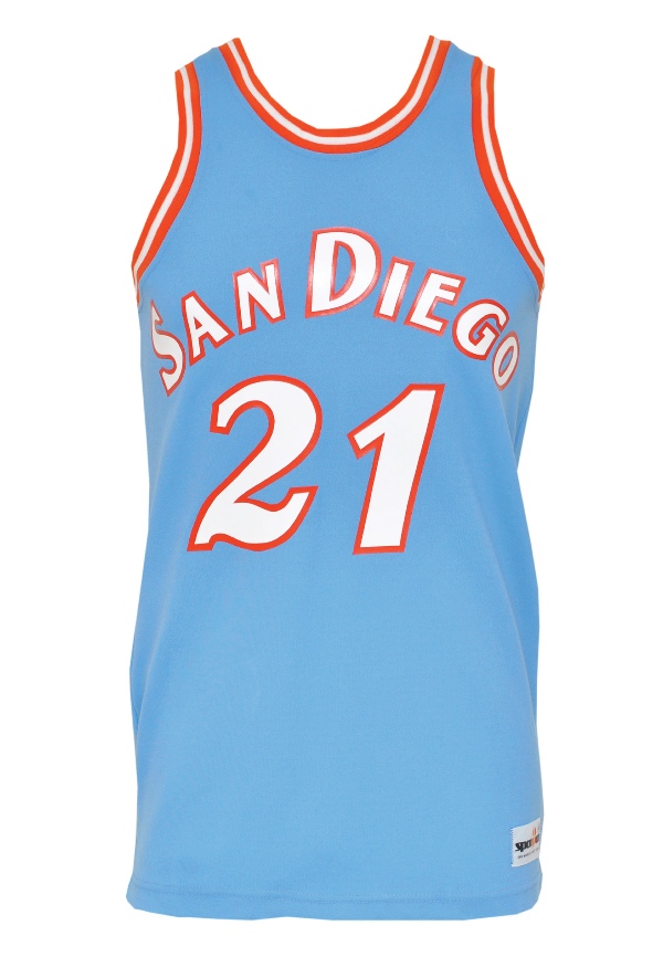 Lot Detail - Circa 1979 World B. Free San Diego Clippers Game-Used