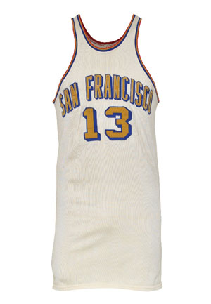 Circa 1963-64 Wilt Chamberlain San Francisco Warriors Game-Used Home Jersey (Exceedingly Rare • HoF LOA)