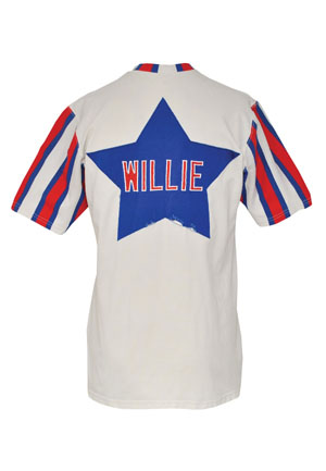 Circa 1973 Willie Wise Utah Stars ABA Worn Shooting Shirt (HoF LOA)