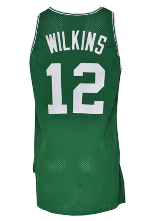 1994-95 Dominique Wilkins Boston Celtics Game-Used & Autographed Road Jersey (JSA)
