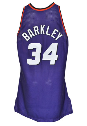 1993-94 Charles Barkley Phoenix Suns Game-Used Road Jersey (MVP Season)
