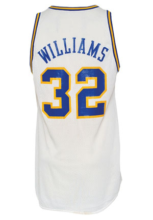 Early 1980s Herb Williams Indiana Pacers Game-Used & Autographed Home Uniform (2)(JSA)