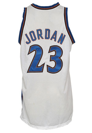 2002-03 Michael Jordan Washington Wizards Game-Used Home Uniform (2)(Final Season)