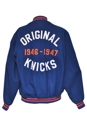 1968 NY Knicks Ceremony Worn "1946-47" Varsity Jacket Worn The Closing Night of the Old Madison Garden