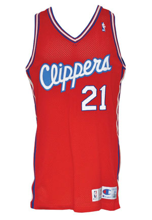 1994 Dominique Wilkins Los Angeles Clippers Game-Used Road Jersey