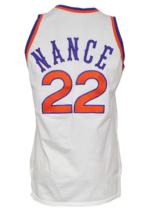 1987-88 Larry Nance Phoenix Suns Game-Used Home Uniform (2)(Great Provenance)