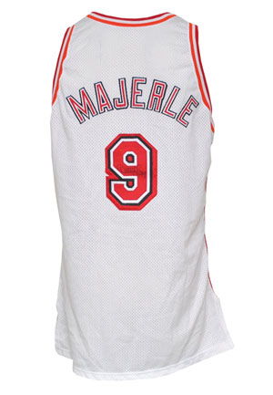 1996-97 Dan Majerle Miami Heat Game-Used & Autographed Home Jersey (JSA • Great Provenance)
