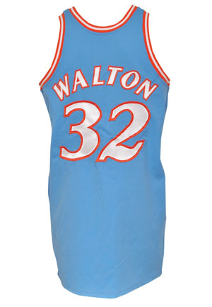 1979-80 Bill Walton San Diego Clippers Game-Used & Autographed Road Jersey (JSA • Equipment Manager LOA)