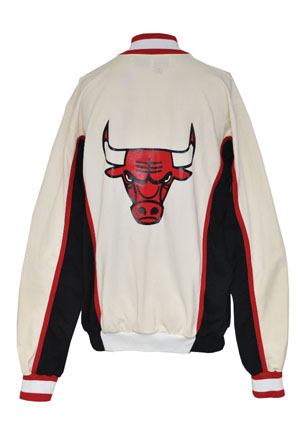 1989-90 Michael Jordan Chicago Bulls Worn Warm-Up Jacket