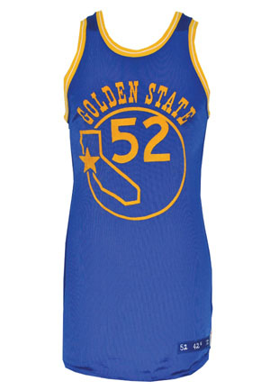 1972-73 George Johnson Rookie San Francisco Warriors Game-Used Road Jersey