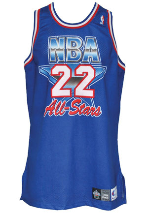 1993 Larry Nance NBA All-Star Game-Used & Autographed Eastern Conference Uniform (2) (JSA • Nance LOA)