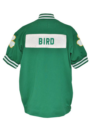 1990-91 Larry Bird Boston Celtics Worn Warm-Up Jacket