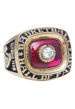1960 Jerry Lucas Olympic Team Hall of Fame Induction Ring (Lucas LOA)
