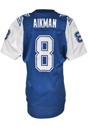 1995 Troy Aikman Dallas Cowboys Game-Used Alternate Jersey (Rare • Championship Season)