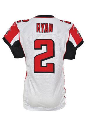 2011 Matt Ryan Atlanta Falcons Game-Used Road Jersey (Team Repair • Photomatch)
