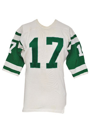 Circa 1966 Mike Taliaferro AFL New York Jets Game-Used Road Jersey