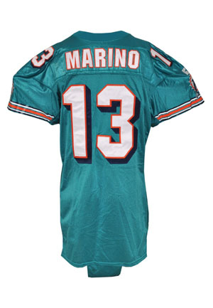 1998 Dan Marino Miami Dolphins Game-Used Home Jersey