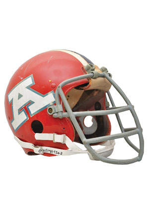 1972 Larry Little Miami Dolphins Game-Used & Autographed Helmet Re-Painted/Worn in 1973 Pro Bowl (JSA • Sourced from Larry Little • 17-0 Championship Season)