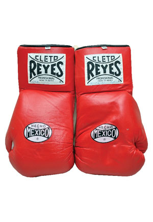 2010 Bernard Hopkins Fight Worn Gloves vs. Roy Jones, Jr. (First Fight)