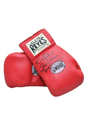 6/5/1999 Roy Jones, Jr. Fight Worn & Autographed Gloves vs. Reggie Johnson (Reese COA)