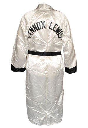 Lennox Lewis Fight Worn Robe