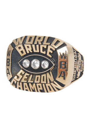 4/8/1995 Bob Sheridans Bruce Seldon WBA Heavyweight World Champion Ring
