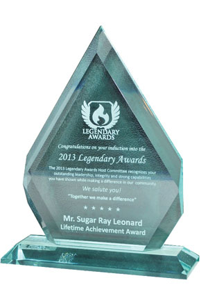 2013 Sugar Ray Leonard Legendary Awards Lifetime Achievement Award