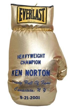 9/21/2001 Ken Norton Boxing Hall of Fame Oversized Boxing Glove