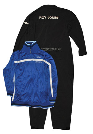 Roy Jones, Jr. Cornermans Jumpsuit and Outfit Fight-Worn by Ronnie Reese (3)(Hall & Tarver Bouts)