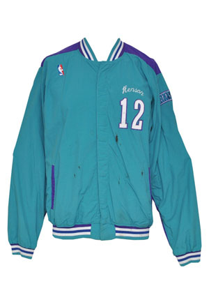 1993-94 Charlotte Hornets Worn Warm-Up Suit Attributed to Steve Henson (2)