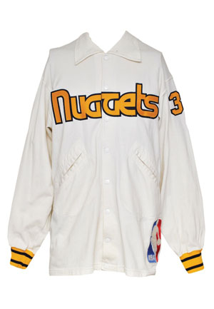 1980s Worn Warm-Up Suits | Kansas City Kings, Calvin Natt Denver Nuggets & 1981 Earl Cureton Detroit Pistons Autographed (JSA)(6)