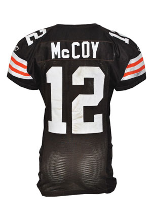 2010 Colt McCoy Cleveland Browns Game-Used Home Jersey