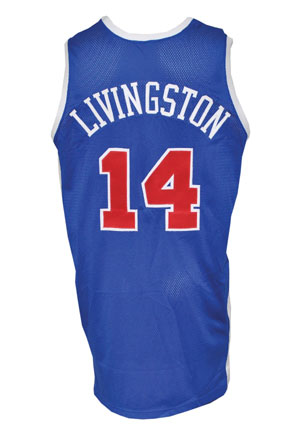 2003-04 Shaun Livingston Los Angeles Clippers Team-Issued Road Jersey (Elgin Baylor Collection)