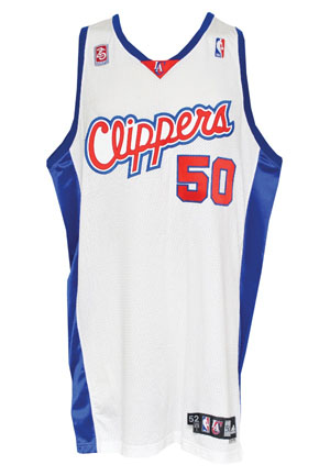 2007-08 Zach Randolph Los Angeles Clippers Game-Used Home Jersey