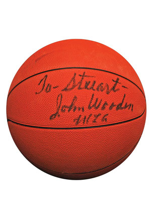 1989 John Wooden Awards Multi-Signed Basketball (JSA)