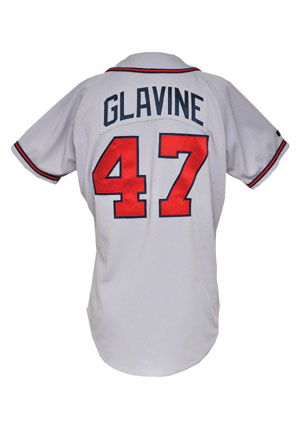 1993 Tom Glavine Atlanta Braves Game-Used Road Jersey (22 Win Season)