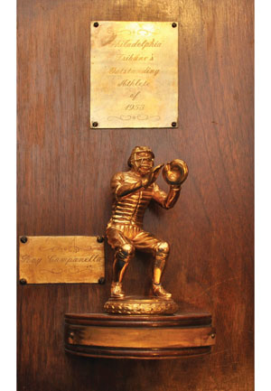 1953 Roy Campanella Philadelphia Tribune Outstanding Athlete of the Year Award