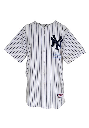 9/30/2006 Derek Jeter New York Yankees Game-Used & Autographed Home Uniform (2)(Full JSA • Steiner/MLB Holograms • Unwashed • Photomatch • 3-Hit Game)