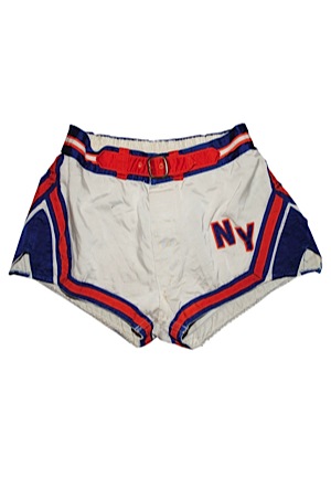 Circa 1966 New York Knicks Game-Used Home Shorts Attributed to Willis Reed