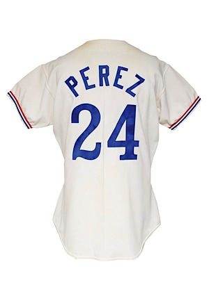 1978 Tony Pérez Montreal Expos Game-Used & Autographed Home Jersey (JSA)