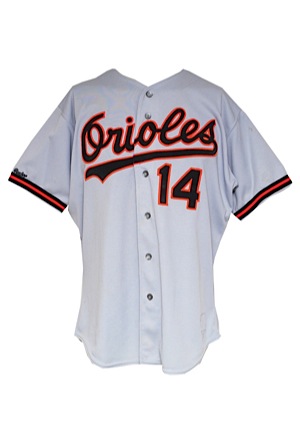 1989 Mickey Tettleton Baltimore Orioles Game-Used Road Jersey & 1992 Ben McDonald Baltimore Orioles Game-Used Road Jersey (2)