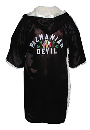 Vinny "The Pazmanian Devil" Pazienza Worn Fight Robe