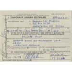 7/17/79 Thurman Munson Signed & Encapsulated FAA Temporary Airman Certificate (Full JSA • PSA/DNA)